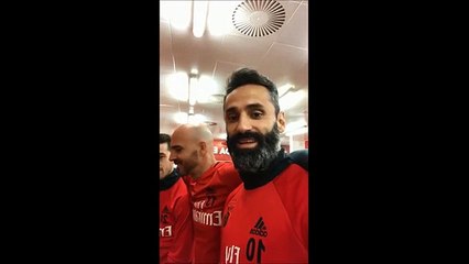 O que os jogadores do Benfica andam a beber?