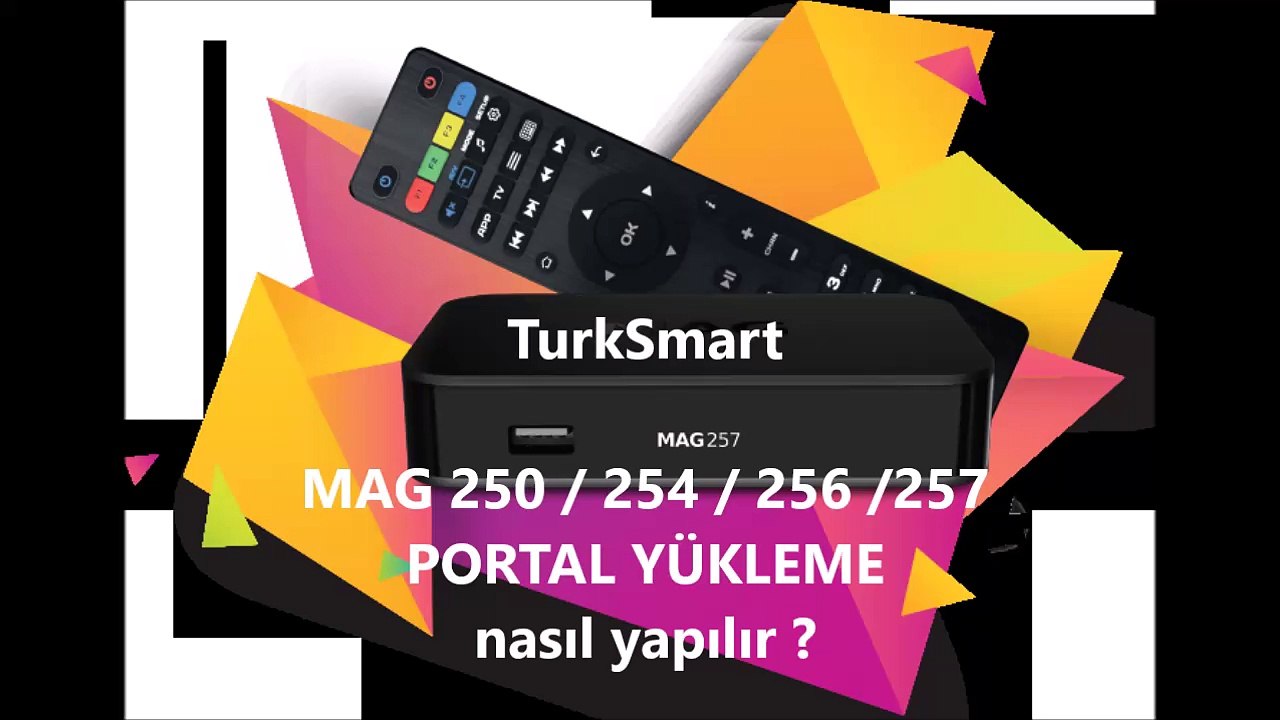 MAG 250 IPTV YÜKLEME PORTAL LİNK