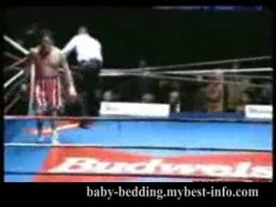 Pansy Boxer Tries to Escape by Running Out of the Ring