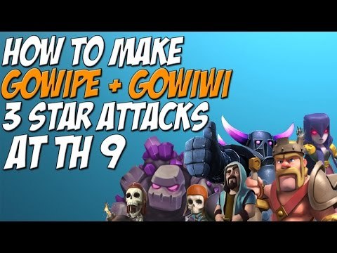 How To Make GOWIPE & GOWIWI INTO A 3 STAR ATTACK STRATEGY AT TH9 | BEST METHOD | Clash of Clans