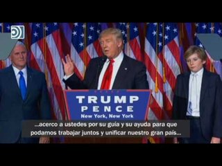 Trump: "Prometo ser el presidente de todos los estadounidenses"