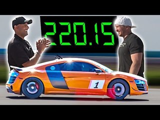 Audi R8 + 2200 Horsepower = 220 MPH!?