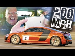 Cop goes 200mph in World's FASTEST Audi R8!