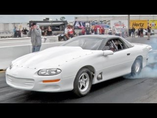 BIG BLOCK Camaro Gets LOOSE at NO PREP!