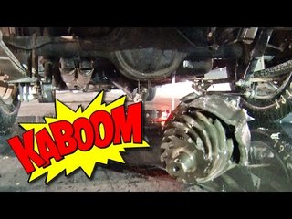 Differential EXPLODES at Drag Strip!