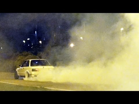 INSANE Street Drifting - Thrashing V8 BMW!