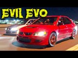 700hp Evo Picks on Civic - Phoenix STREET RACING!