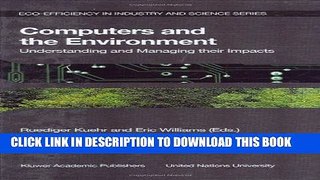 Best Seller Computers and the Environment: Understanding and Managing their Impacts