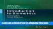 Ebook Introduction to Biometrics Free Read