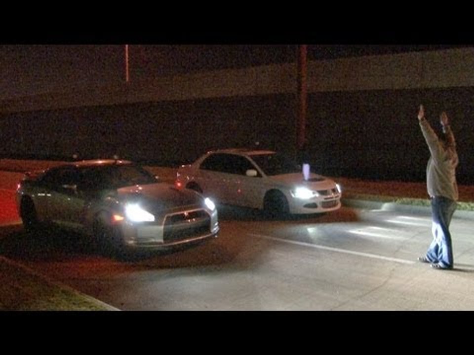 TX2K13 STREETS - DIG RACE!? - 870hp Evo IX vs 9...