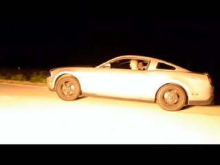 HUGE Nitrous backfire street racing!