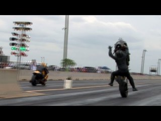 TX2K12 - Turbo Drag Bike Wreck!