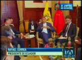 El presidente de China, Xi Jinping, inicia su visita oficial al Ecuador