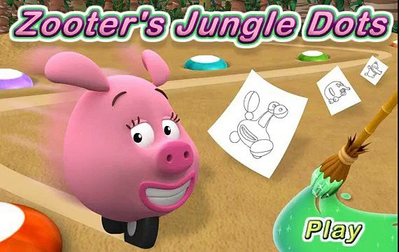 Jungle Junction Zooters Jungle Dots/Перекресток в джунглях