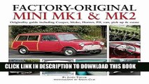 Ebook Factory-Original Mini Mk I   Mk II: Originality guide including Cooper, Moke, Hornet, Elf,