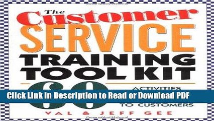 Download The Customer Service Training Tool Kit : 60 Training Activities for Customer Service