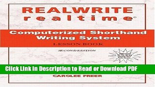Download REALWRITE/realtime Computerized Shorthand Writing (2nd Edition) Ebook Online