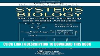 Ebook Systems Biology: Mathematical Modeling and Model Analysis (Chapman   Hall/CRC Mathematical