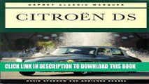 Best Seller Citroen Ds (Osprey Classic Marques) Free Download