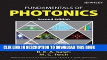 Ebook Fundamentals of Photonics Free Read
