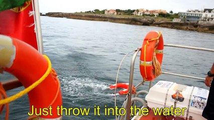 A big jump for saving lives! bouy