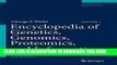 Ebook Encyclopedia of Genetics, Genomics, Proteomics, and Informatics (Springer Reference) Free Read
