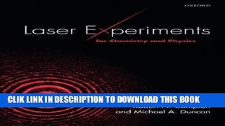 Ebook Laser Experiments for Chemistry and Physics Free Download