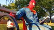 SUPER SPIDERMAN vs THE MASK IRL - Spider-man Diet Coke and Mentos Prank - part 1