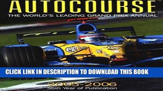 Ebook Autocourse: The World s Leading Grand Prix Annual Free Read