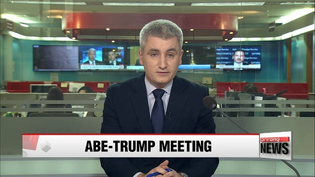 U.S. President-elect Trump and Japanese PM Abe conclude meeting in New York