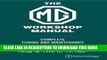 Ebook The MG Workshop Manual: 1929-1955 - Complete Tuning and Maintenance for Models M type to TF