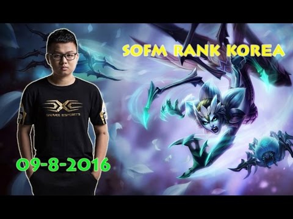 [SofM Rank Hàn ngày 9/8/2016] SofM cầm Elise đi Rừng đối đầu Graves