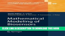 Ebook Mathematical Modeling of Biosensors: An Introduction for Chemists and Mathematicians