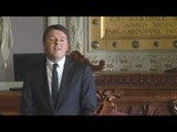 Cagliari - Renzi alla cerimonia di firma del Patto per Cagliari (17.11.16)