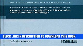 Ebook Power Laws, Scale-Free Networks and Genome Biology (Molecular Biology Intelligence Unit)