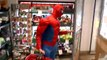 Spiderman Shopping Kinder Chocolates Superhero Fun in Real Life