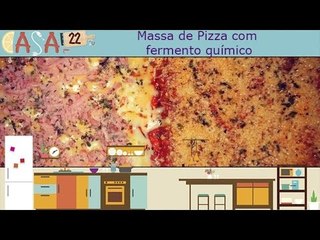 Massa de Pizza com Fermento Químico #0012