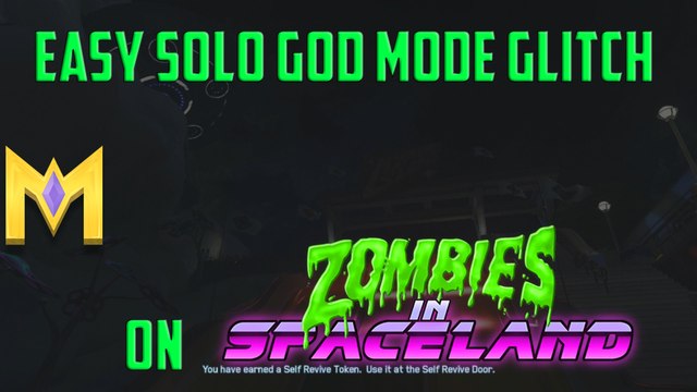 CoD Infinite Warfare Zombie Glitches - SOLO God Mode Glitch - Spaceland Zombies Glitches