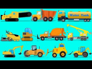 Construction Vehicles | kids Videos | Learn Vehicles name