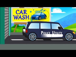 Police Utility Van | SUV Car | Car Wash
