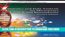 Read Now Statistics and Data Analysis for Microarrays Using R and Bioconductor, Second Edition