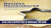 Ebook Recipes Remembered Free Read