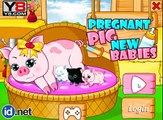 Сartoon: Childbirth pregnant pigs / Роды беременной свиньи