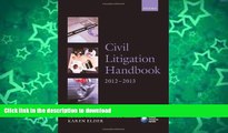 READ  Civil Litigation Handbook 2012-2013 (Legal Practice Course Guide)  BOOK ONLINE
