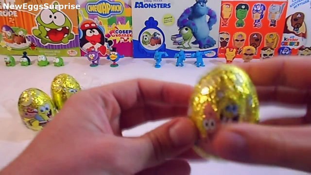 Губка Боб Квадратные Штаны Киндер / Surprise eggs SpongeBob SquarePants