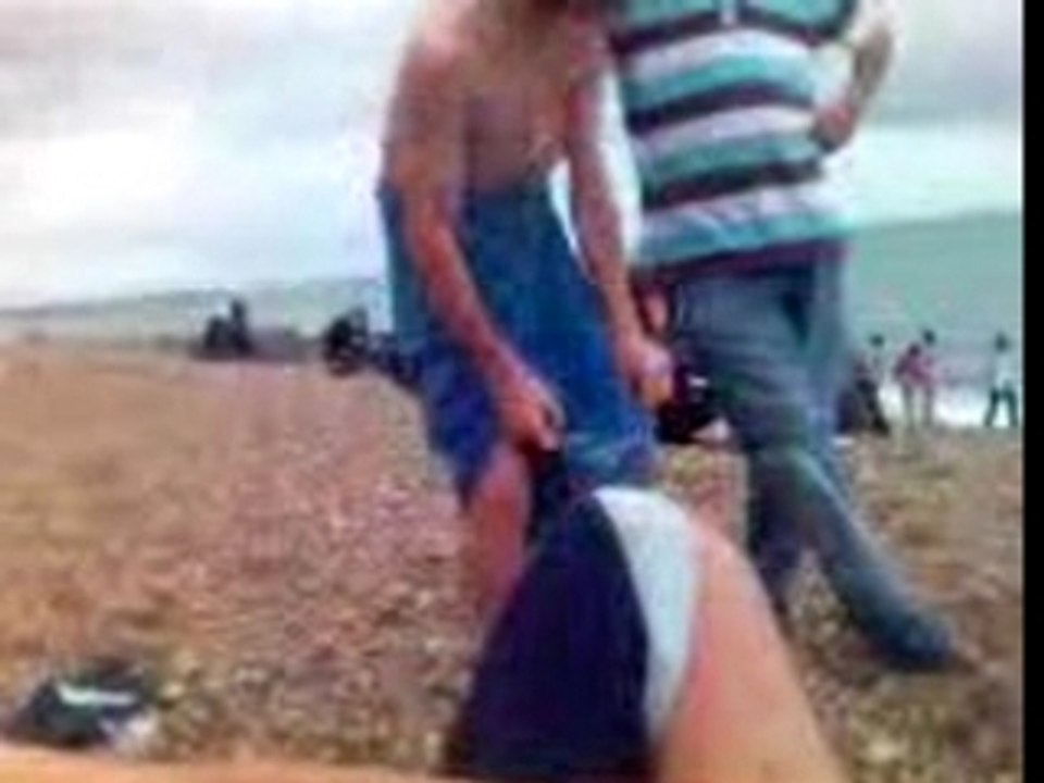 Vincent a la plage de Brighton (2)