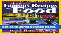 [PDF] Authors  Famous Recipes and Reflections on Food (Spanish Edition) Popular Collection