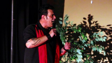 Franz Goovaerts sings 'Walking In Memphis' Sheffield Remembers 2016