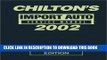 Best Seller Import Auto Service Manual 2002 Edition (Chilton s Import Auto Service Manual, 2002)