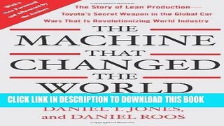 Best Seller The Machine That Changed the World: The Story of Lean Production-- Toyota s Secret
